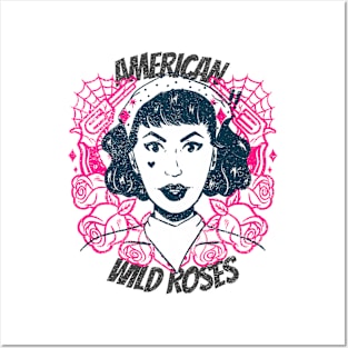 AMERICAN WILD ROSES Posters and Art